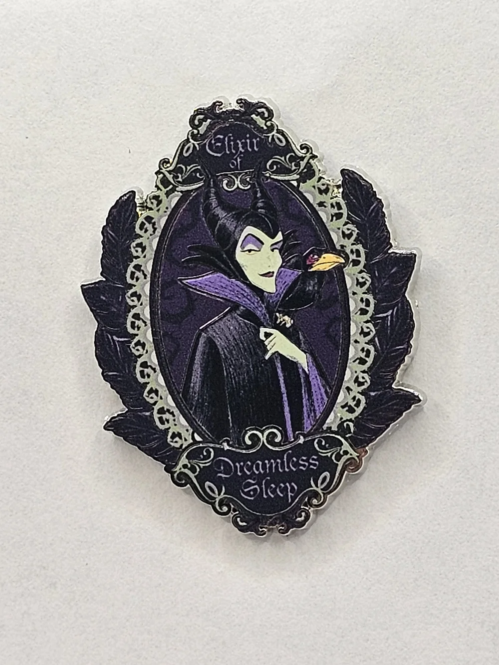 Disney Villains Maleficent Purple and Black Enamel Pin